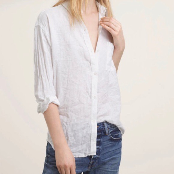 SOLD Aritzia Community Veritas Linen Button Up - Picture 2 of 2